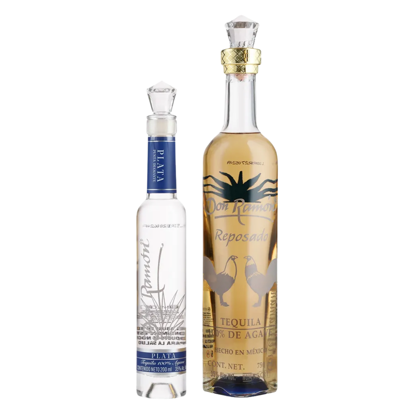 DON RAMON REPOSADO 750 ML + PLATA 200 ML