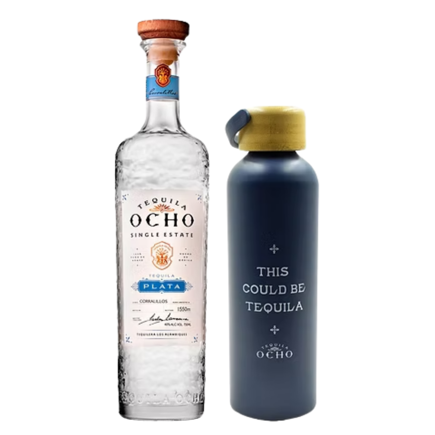 OCHO PLATA 750 ML + TERMO