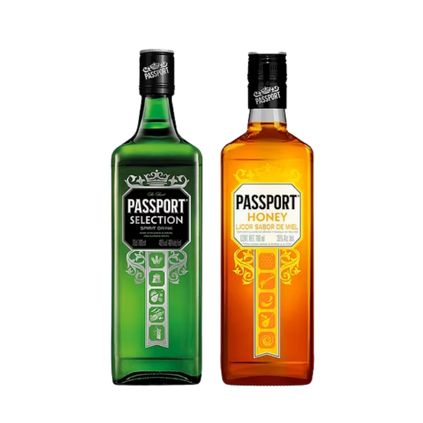 PASSPORT SELECTION 700 ML + PASSPORT HONEY 700 ML