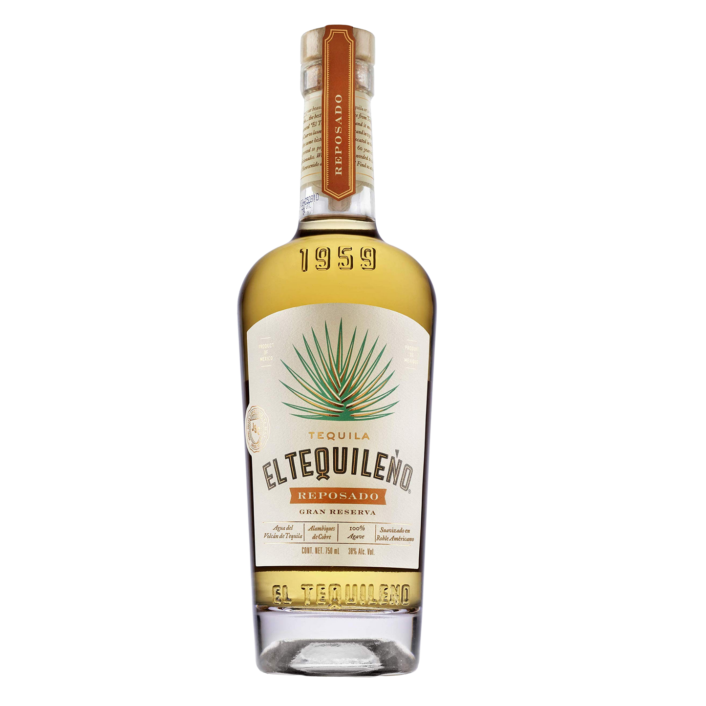 EL TEQUILEÑO GRAN RESERVA REPOSADO 750 ML