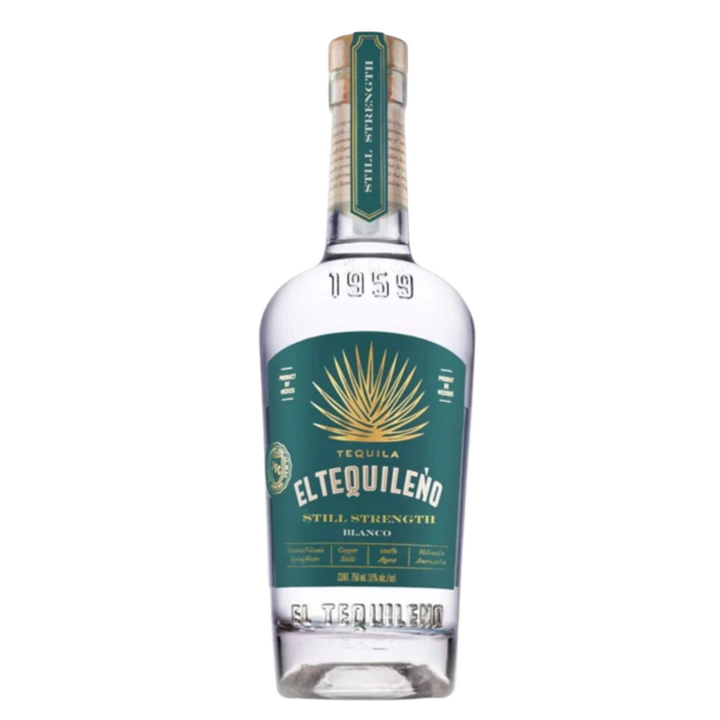 EL TEQUILEÑO STILL STRENGTH BLANCO 750 ML