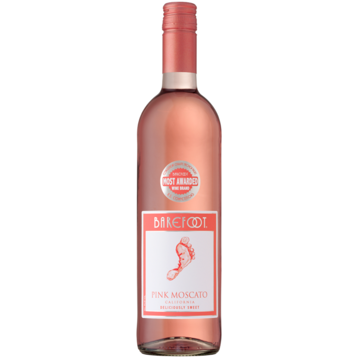 BAREFOOT PINK MOSCATO 750 ML