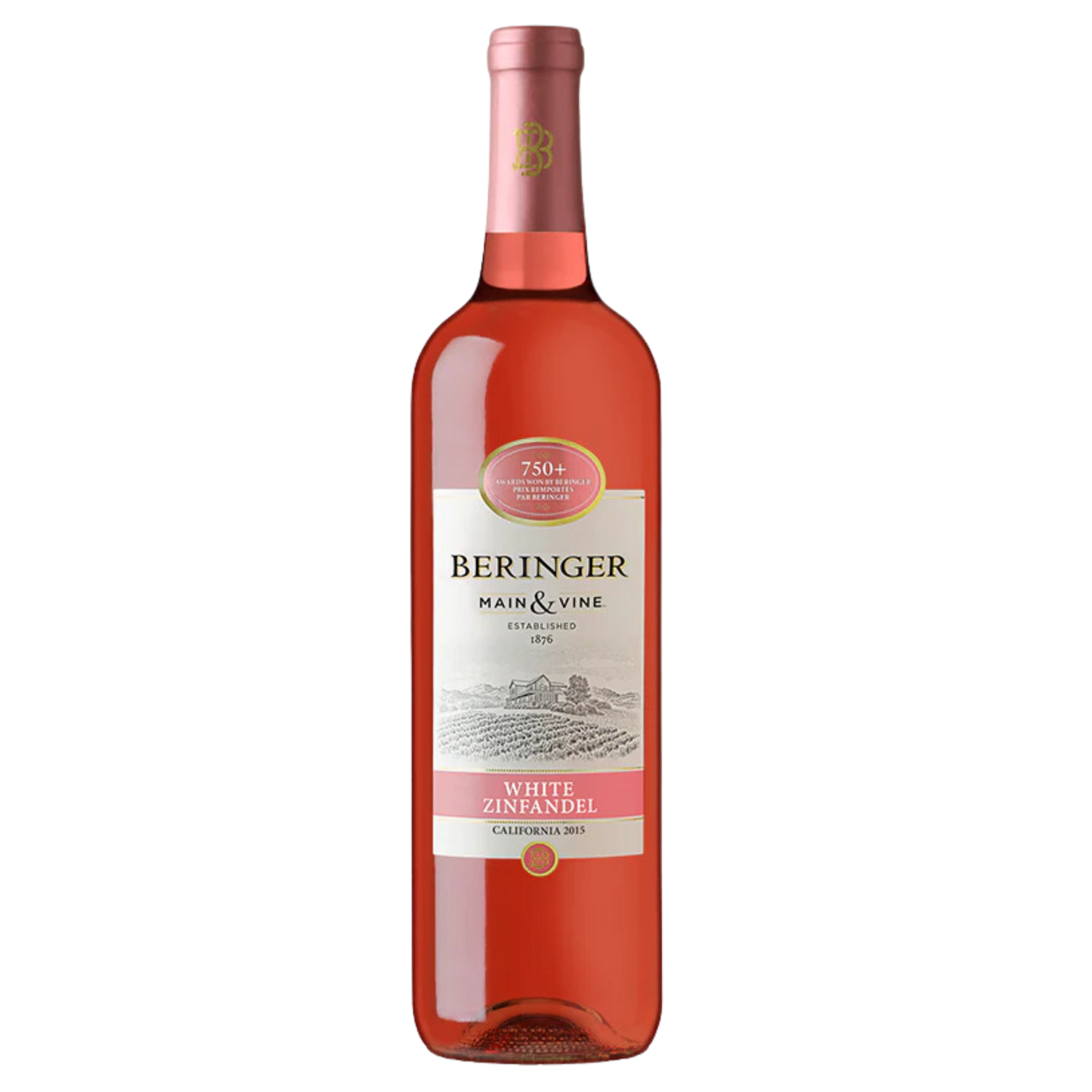 BERINGER WHITE ZINFANDEL 750 ML