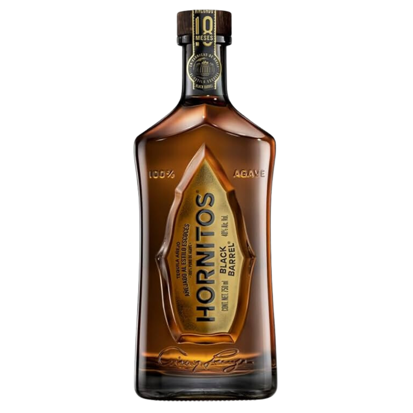 SAUZA HORNITOS BLACK BARREL AÑEJO 750 ML