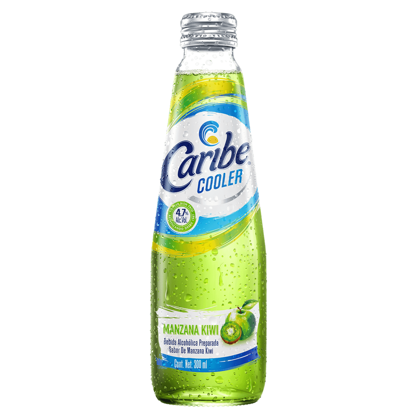 CARIBE COOLER MANZANA KIWI 12/300