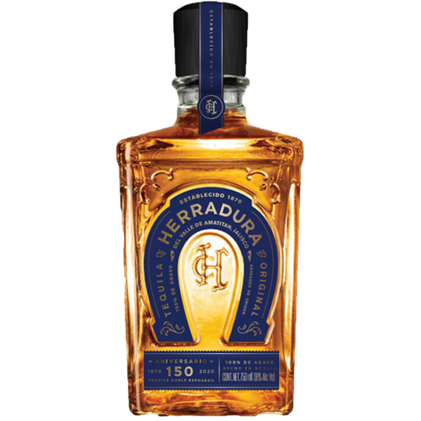 HERRADURA DOBLE REPOSADO 750 ML