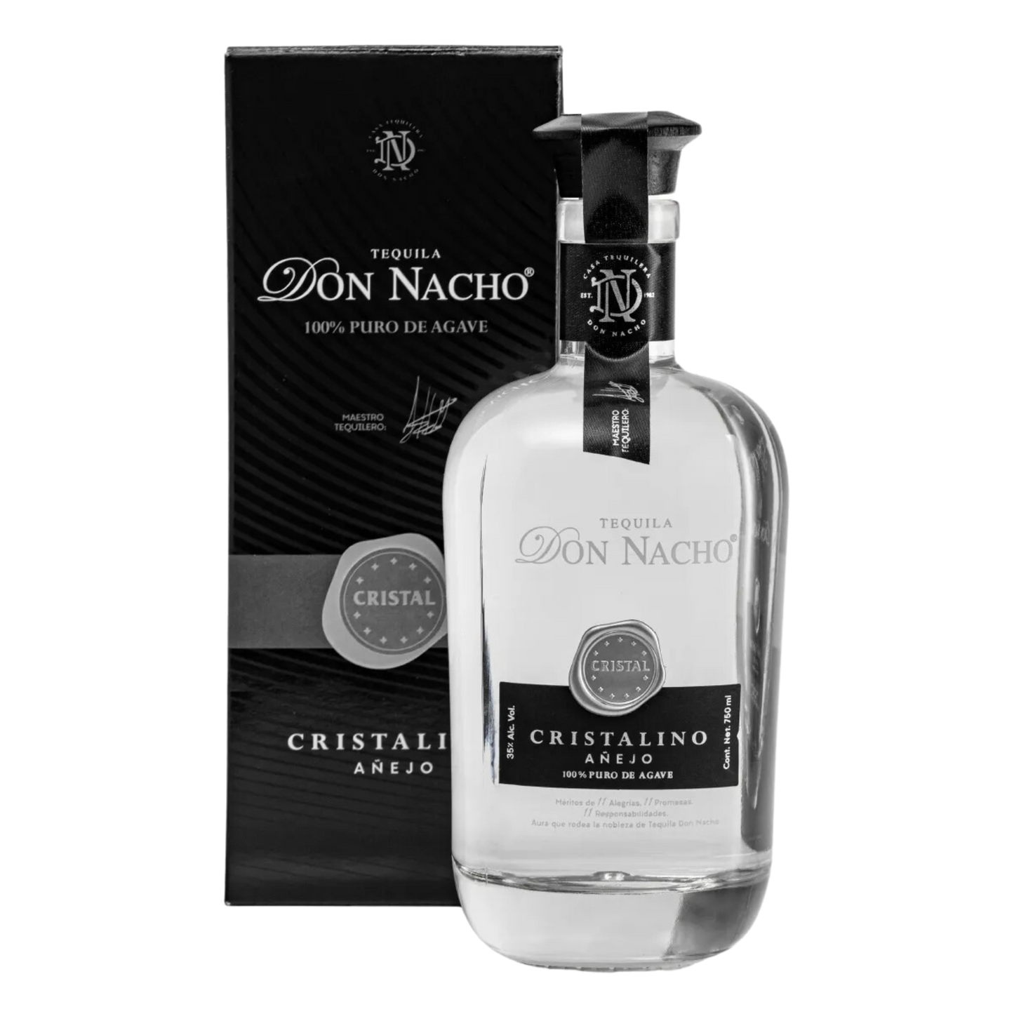 DON NACHO AÑEJO CRISTALINO 750 ML