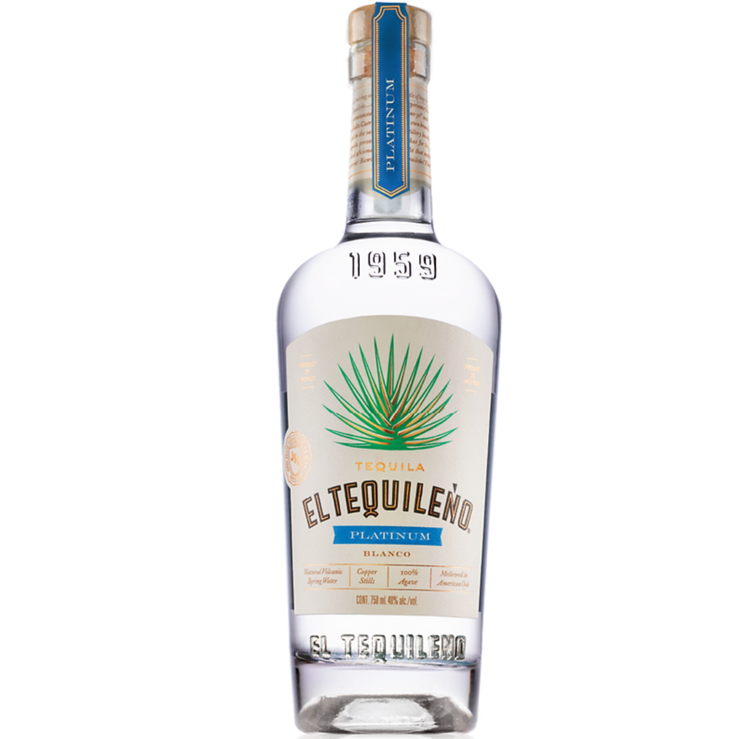 TEQUILEÑO BLANCO PLATINUM 750 ML