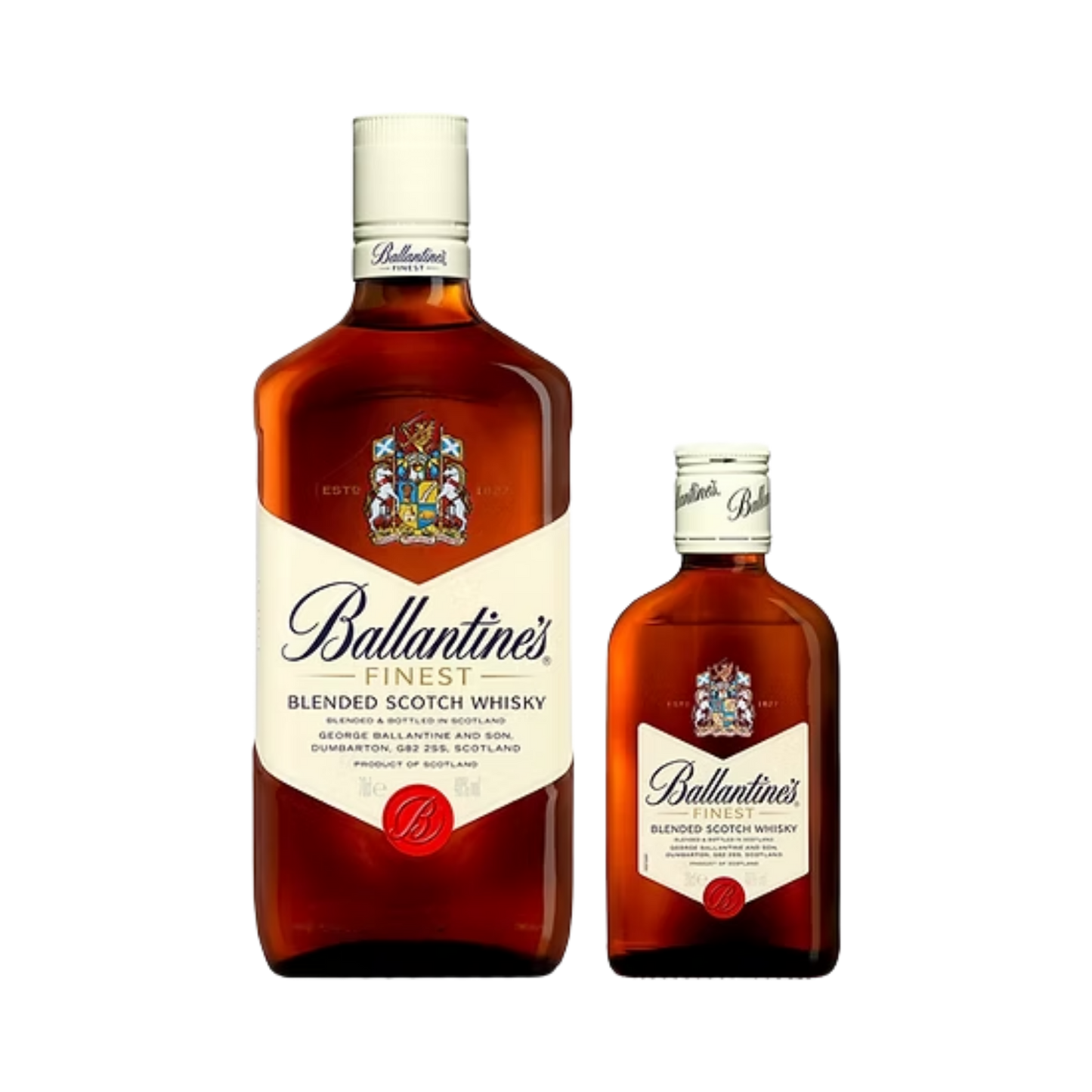 BALLANTINES 700 ML + BALLANTINES 200 ML