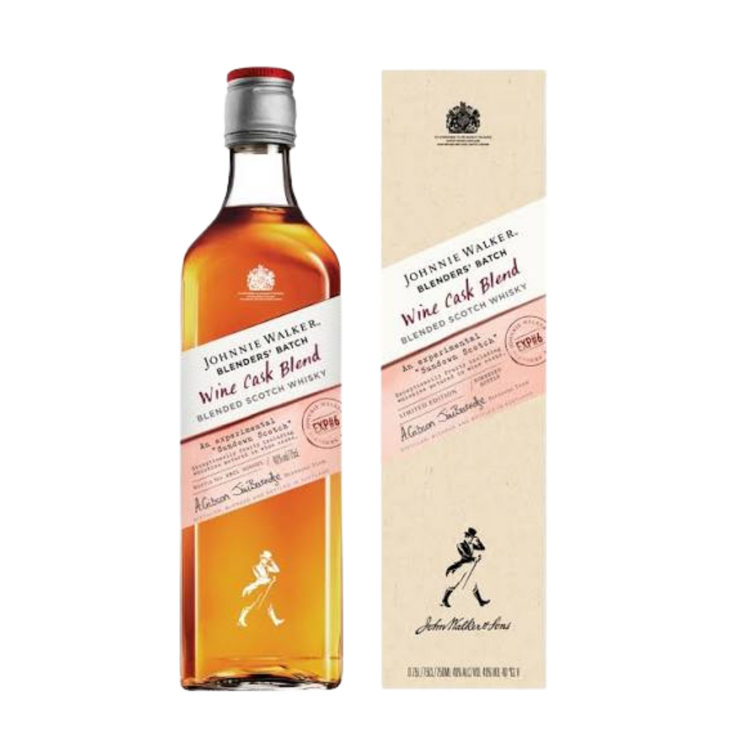 J. WALKER BLENDERS BATCH WINE CASK BLEND 700 ML