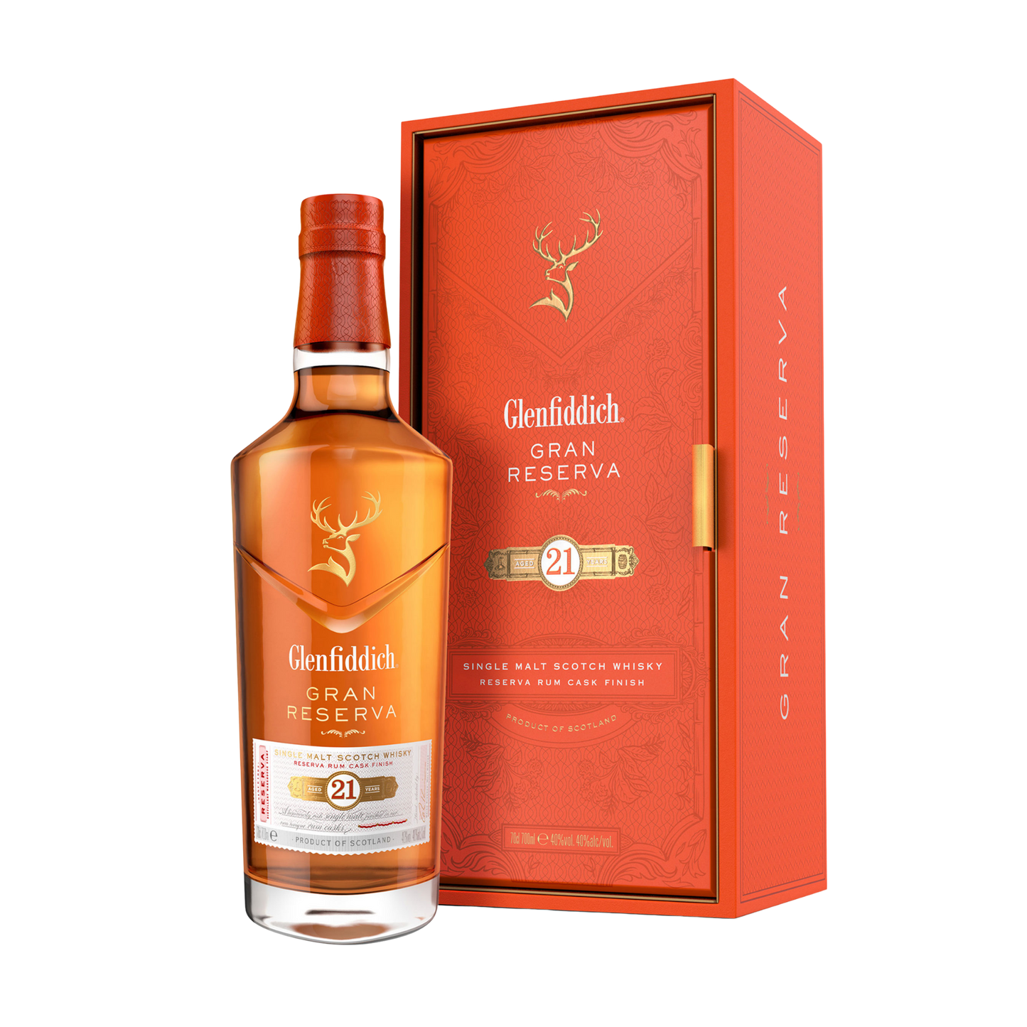 GLENFIDDICH 21 AÑOS GRAN RVA 750 ML