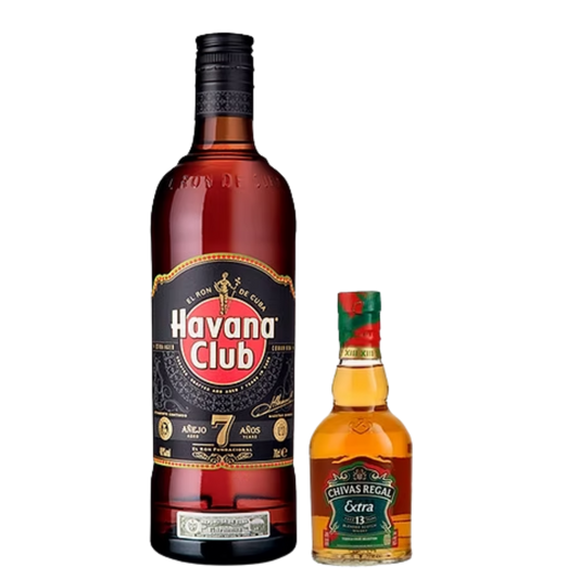 HAVANA CLUB 7 700 ML + CHIVAS 13 TEQUILA 200 ML