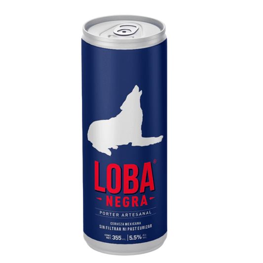 LOBA NEGRA LATA 24/355 ML