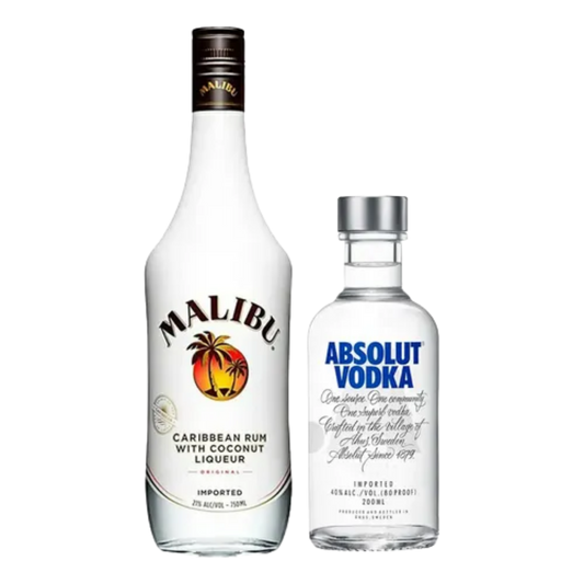 MALIBU 750ML + ABSOLUT 200ML