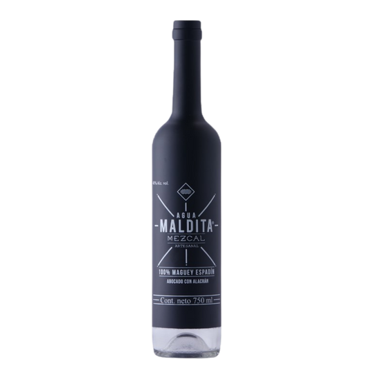 MEZCAL AGUA MALDITA ABOCADO C/ALACRAN NEGRO 750 ML