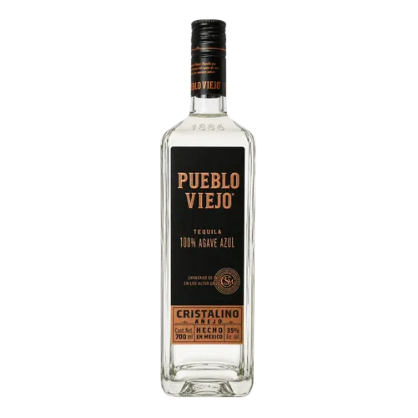 PUEBLO VIEJO AÑEJO CRISTALINO 700 ML