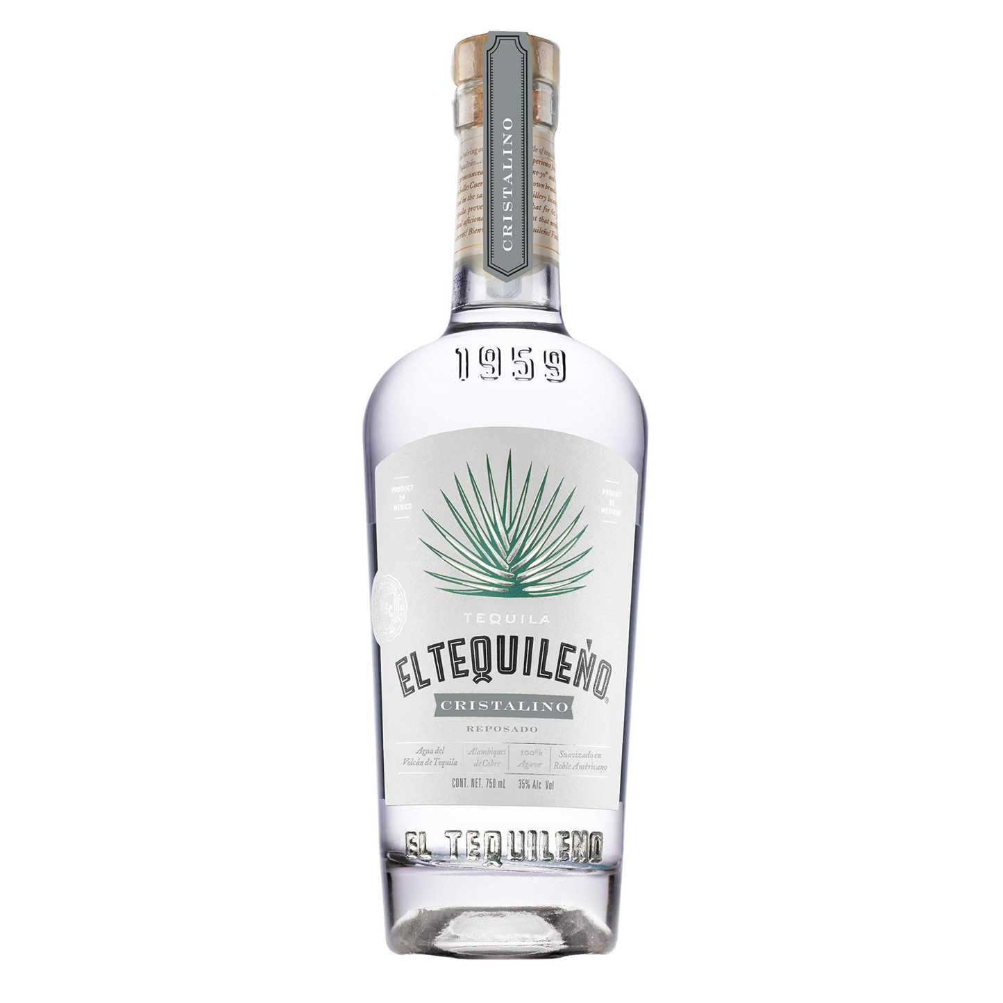EL TEQUILEÑO CRISTALINO 750 ML