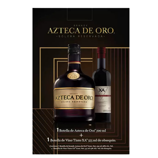 AZTECA DE ORO 700 ML + XA TINTO 375 ML