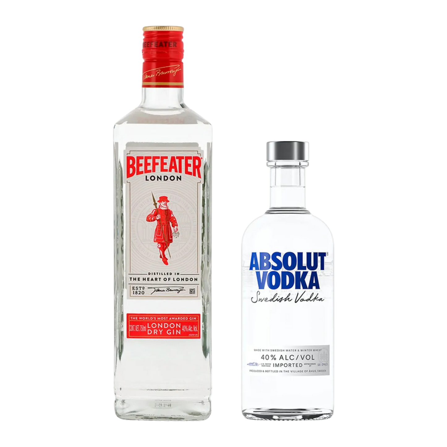 BEEFEATER LONDON DRY + ABSOLUT BLUE 375 ML