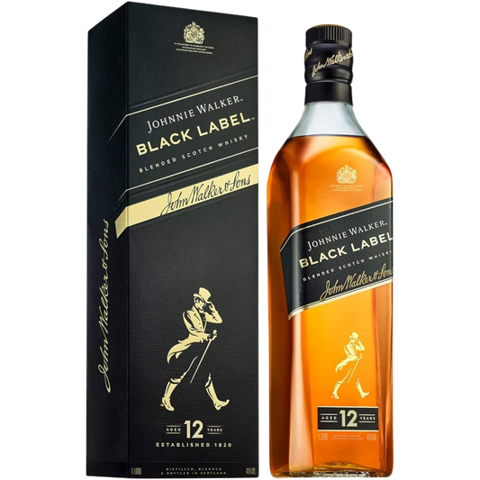 J. WALKER BLACK LABEL 1 L