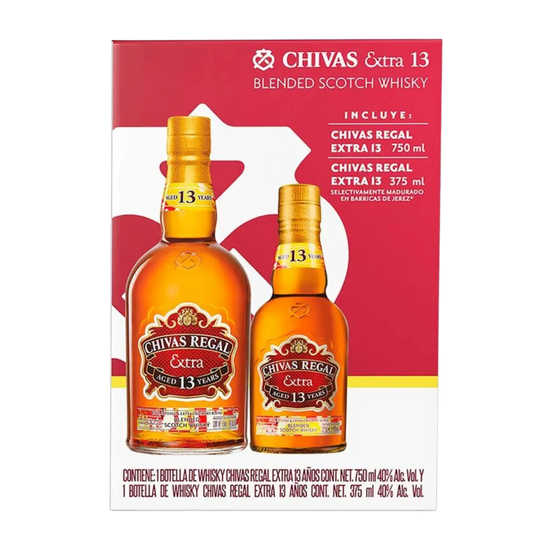 CHIVAS 13 SHERRY CASK + CHIVAS 13 SHERRY 375 ML