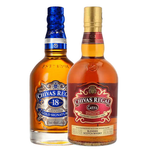 CHIVAS REGAL 18 750 ML + CHIVAS EXTRA 750 ML