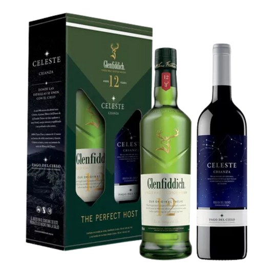 GLENFIDDICH 750 ML + VT CELESTE CRIANZA 750 ML